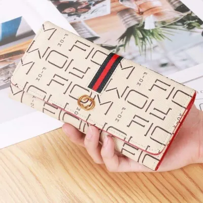 Retro Fashion PU Leather Purse Zipper Wallet Card Holder